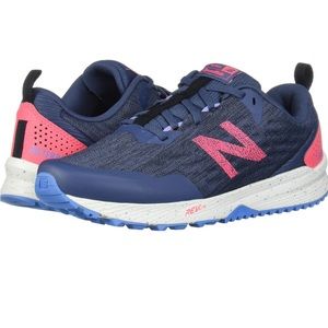 NWOT New Balance All Terrain Trail Running Shoes, Nitrel V3, W’s 8.5, Blue Pink